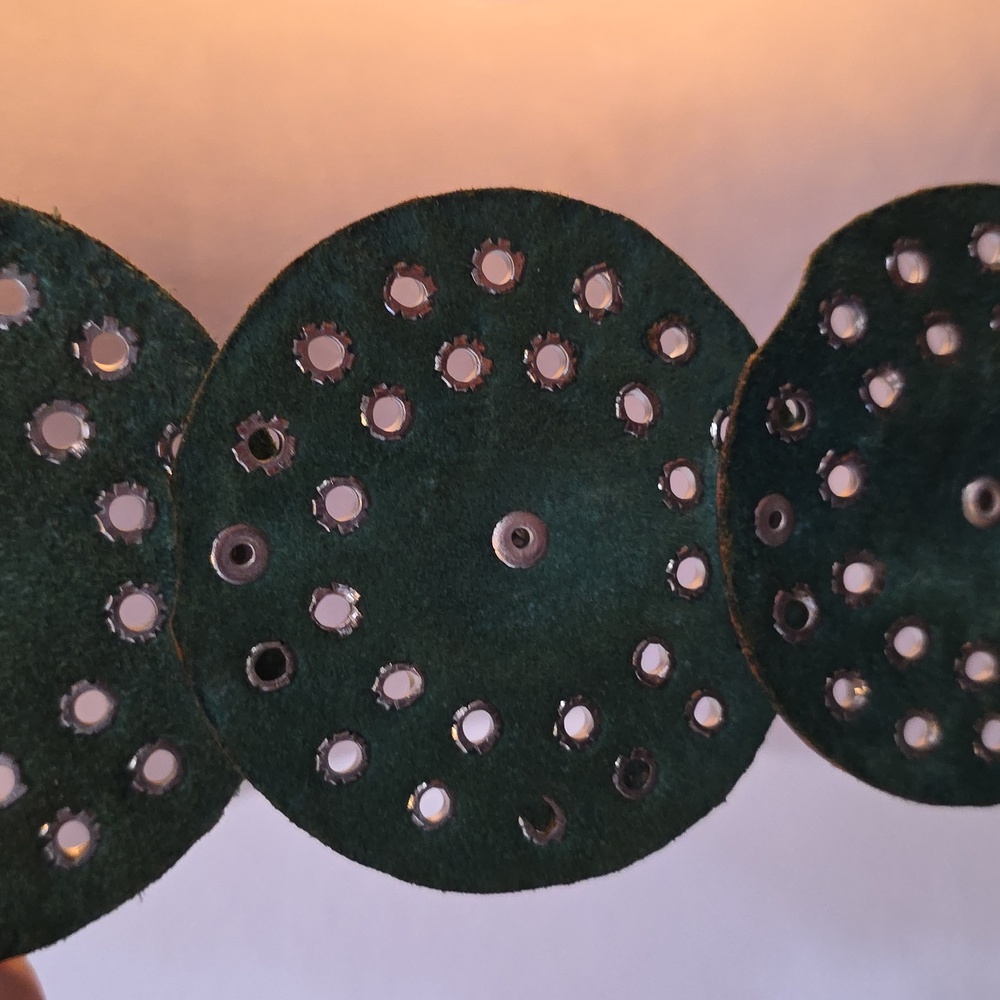 Moroccan Belt - Green-rounded - Picture 5 of 9